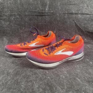 Brooks Men's Red Orange Navy Levitate 2 Athletic Running Shoes Size 10D